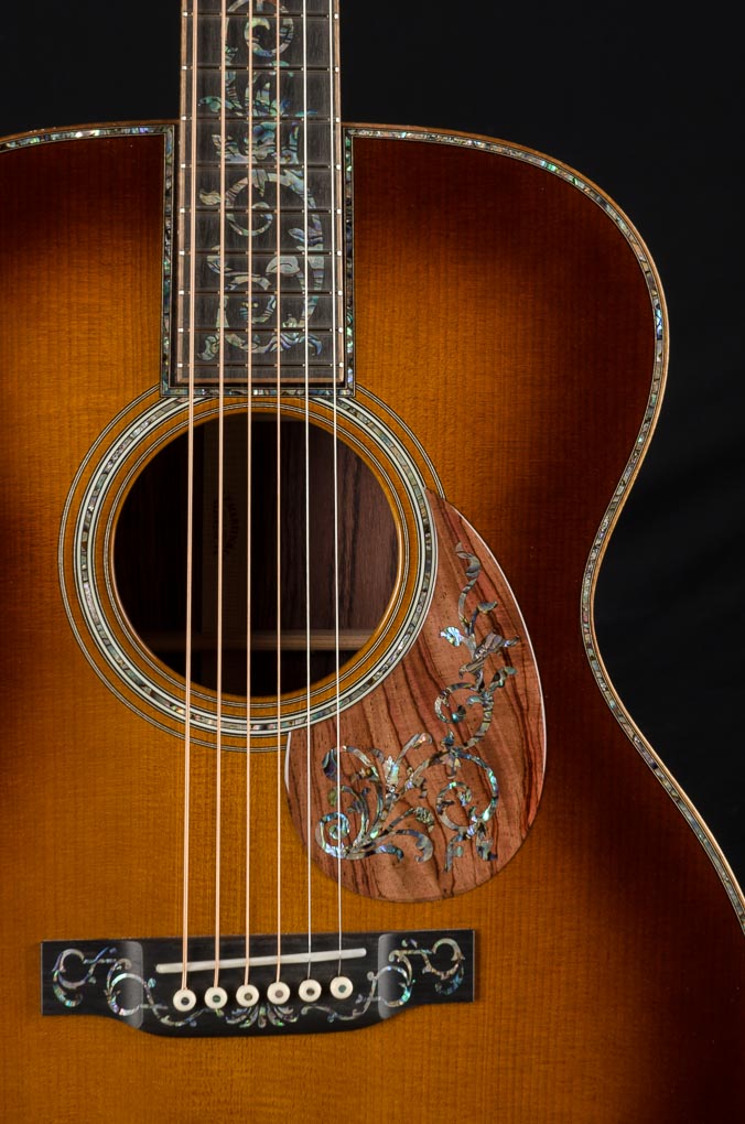 Martin OM-45 Tree Of Life Ambertone Guatemalan - Down Home Guitars