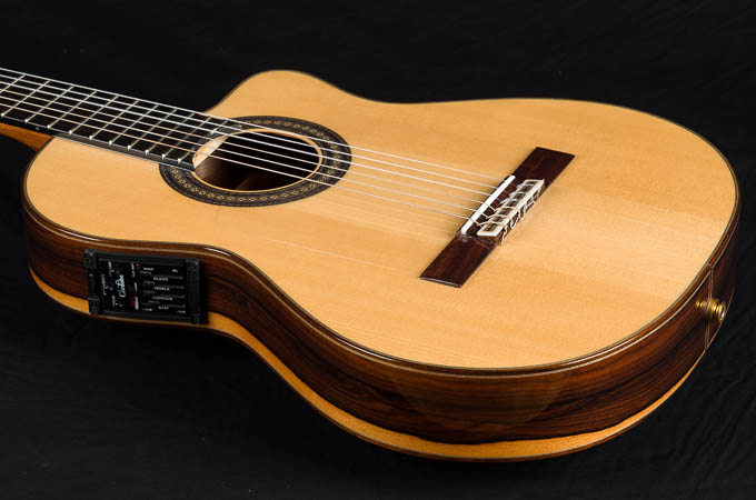 Cordoba 55FCE Negra Ziricote Limited Edition Flamanco -Made in Spain | Down  Home Guitars