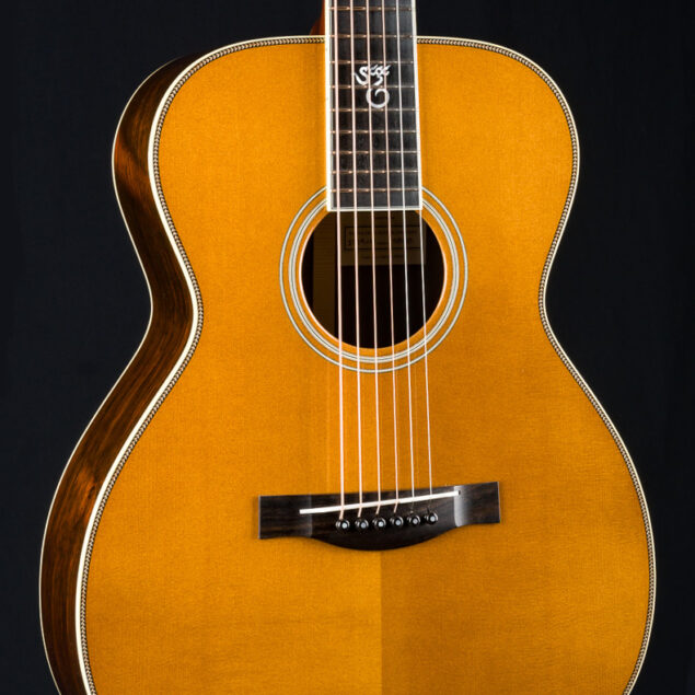 Santa Cruz 1934 OM Brazilian Rosewood and Adirondack Spruce with Wide Nut  and Torch Inlay