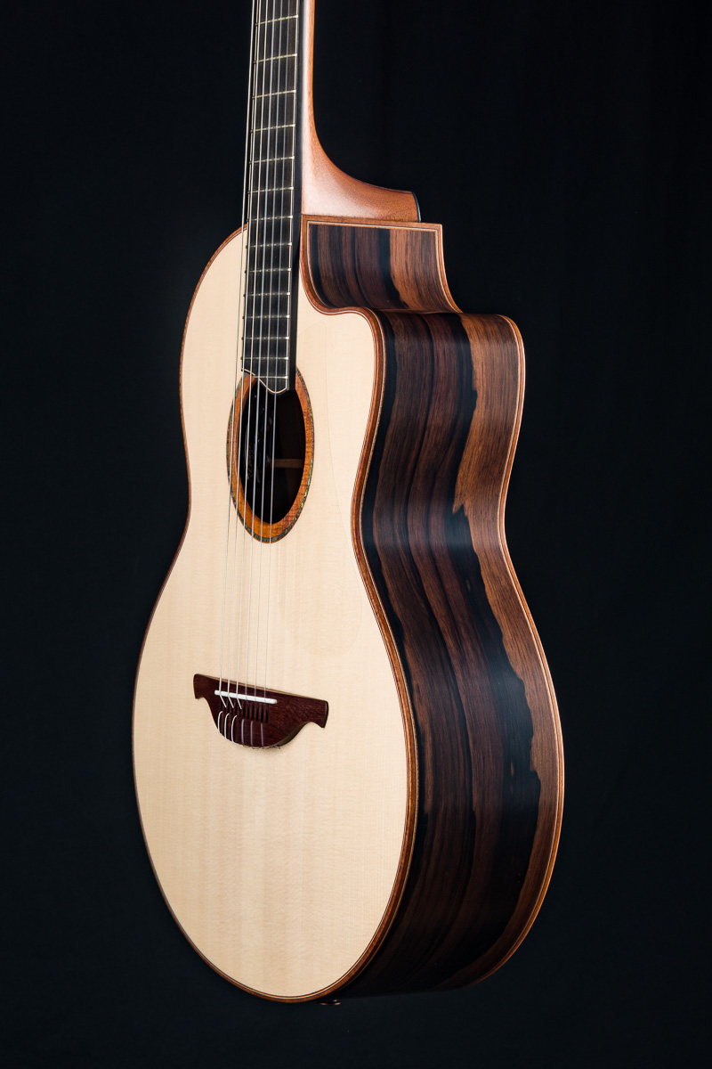 Lowden S-50J Macassar Ebony and Alpine Spruce Nylon String Jazz Series