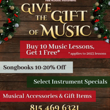 Holiday Lesson Special- Buy 10 Get 1 Free!