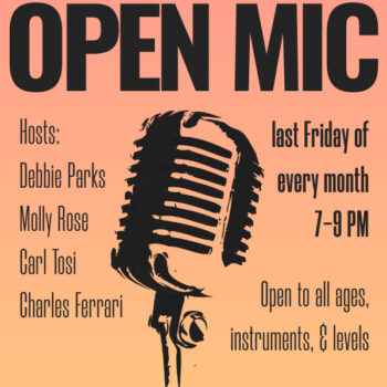 Monthly Open Mic Night!