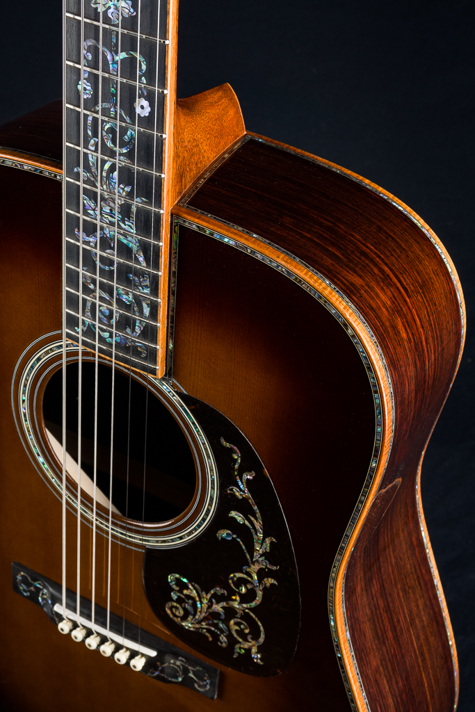 Martin D-45 Custom Tree of Life Ambertone Wild Grain Indian Rosewood ...