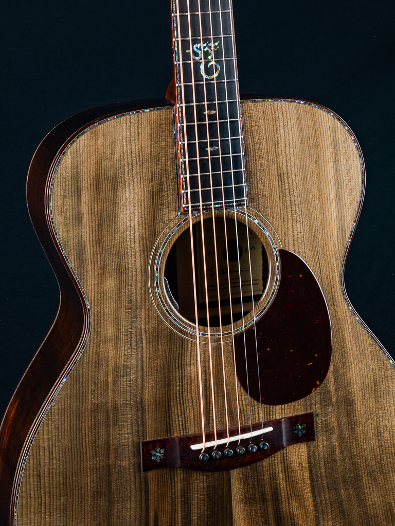 Santa Cruz OM-45 Sapphire 'Vault Series' Private Stock Brazilian