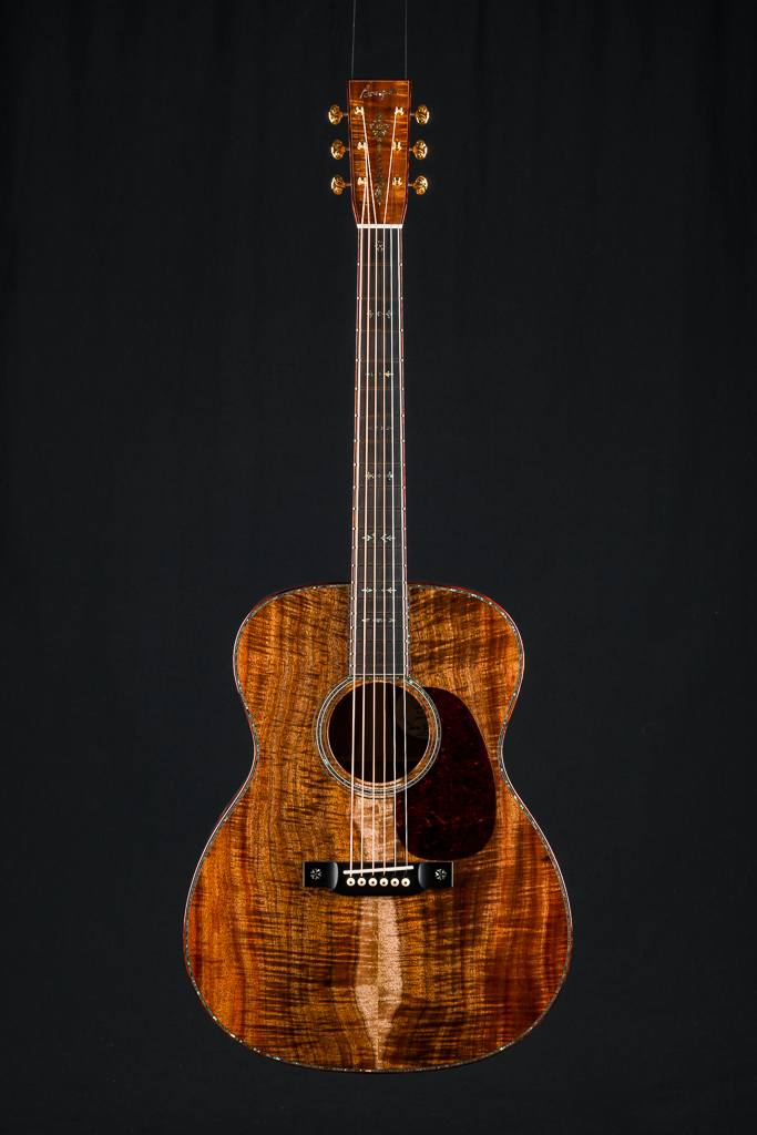 Bourgeois GA-42 All Flamed Koa Grand Auditorium Custom | Down Home