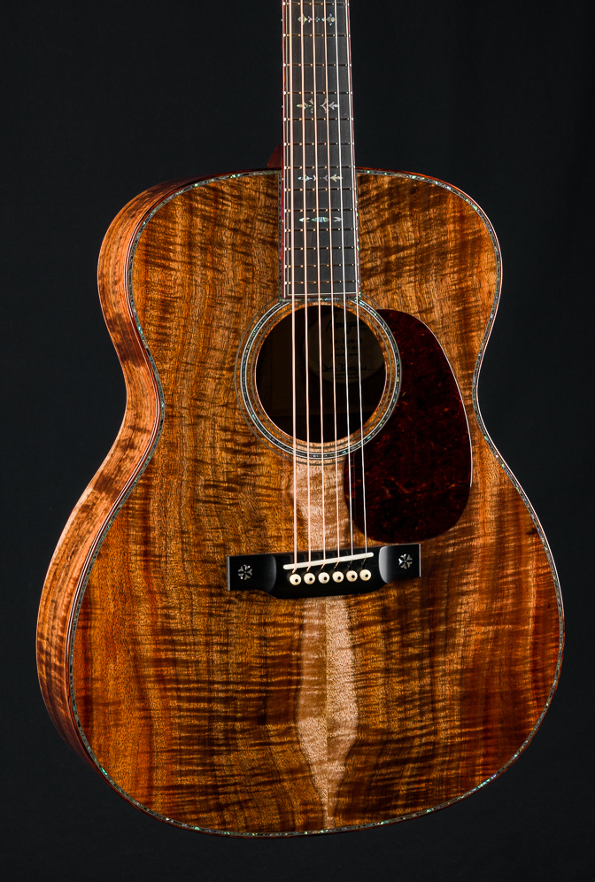 Bourgeois GA-42 All Flamed Koa Grand Auditorium Custom | Down Home