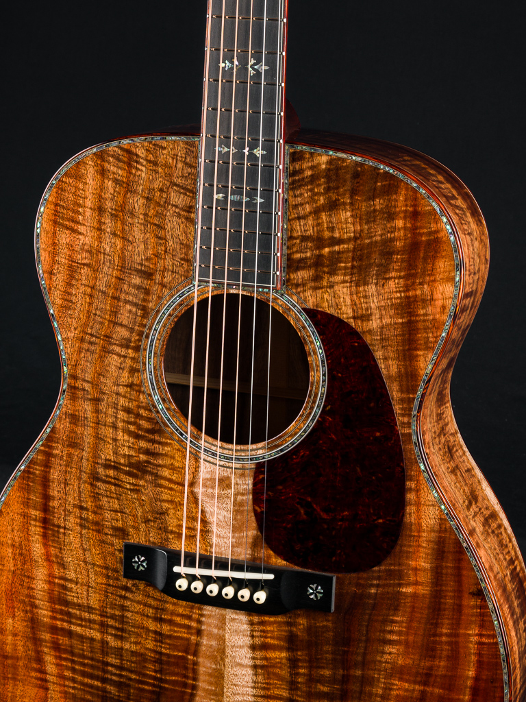Bourgeois GA-42 All Flamed Koa Grand Auditorium Custom | Down Home