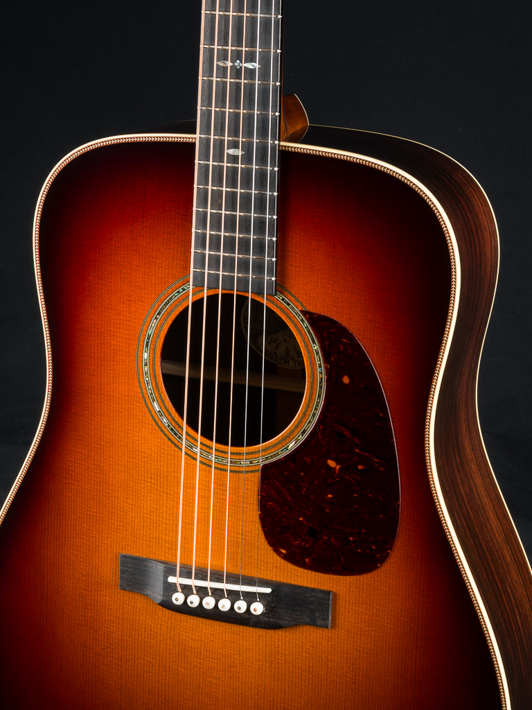 Collings D2H T Sunburst Custom Old Growth Sitka Spruce and Indian Rosewood  Traditional Series | Down Home Guitars