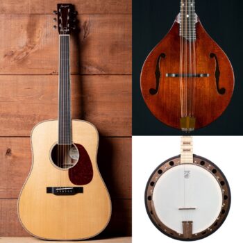 Raffle to Win a Bourgeois Guitar, Eastman Mandolin or Goodtime Banjo!
