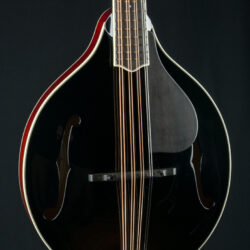 Bourgeois M5O Black Top Octave Mandolin Full Aged Tone Adirondack Spruce and European Flamed Maple