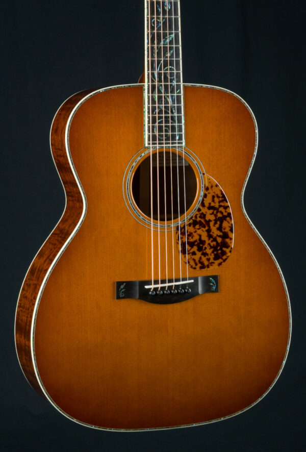 Santa Cruz OM Grand 42 Waterfall Bubinga and Ancient Cedar
