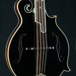 Bourgeois M5F Black Top Full Aged Tone Adirondack Spruce and European Flamed Maple Mandolin