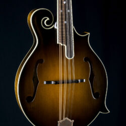 Bourgeois M5-F-BT Full Aged Tone Adirondack Spruce and European Flamed Maple Black Top Mandolin (Copy)