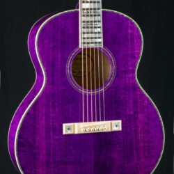 Bourgeois SJ-41 Purple Rabbit Carved Back Quilted Maple and Adirondack Presentation Custom