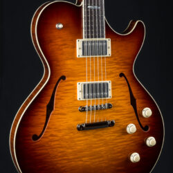 Collings SoCo 16 LC Deluxe Flamed Maple Tobacco Sunburst Semi-Hollow Custom