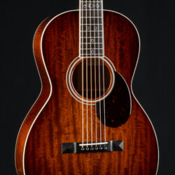 Santa Cruz Catfish Professional 1929 0 12-Fret Signature All Figured Mahogany with Full Body Sunburst